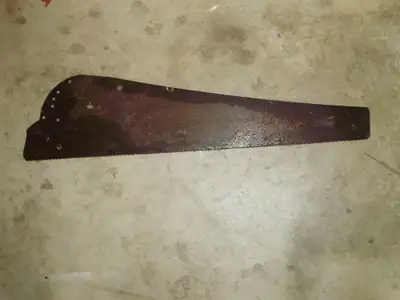 Vintage Hand Saw Blade, View more