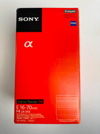 Objectif Sony ZEISS 16-70mm f/4 OSS E-Mount