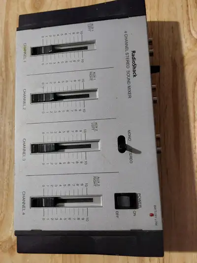 Vintage Radioshack 4 Channel Stereo Mixer 32 2056, View more