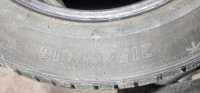 Winter tire set of 4 215/60/16
