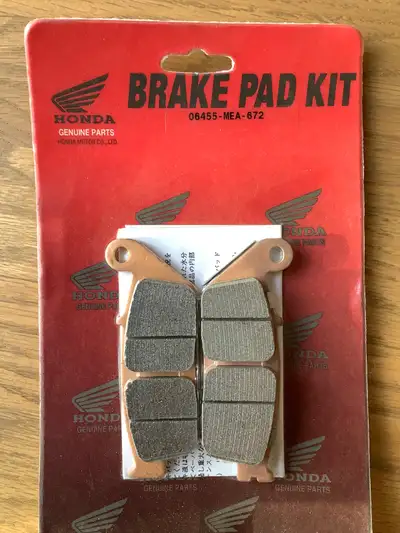 Brake pads for sale Fits different motorcycles have a look at the pictures to see if it fits your bi...