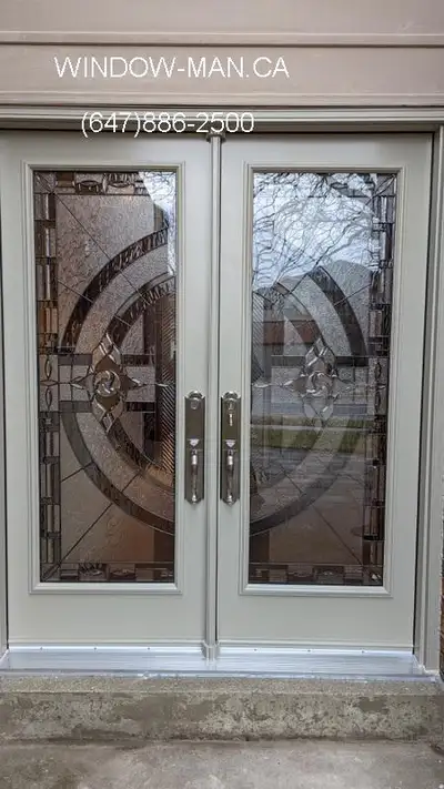 Entry Door Double Front  contemporary or traditional Design, View more