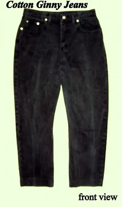 Cotton Ginny jeans, black, 100% cotton, Canada, 9 but dress 12, View more