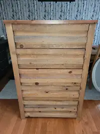 5 Drawer Rustic Dresser