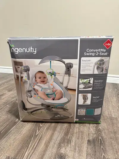 Ingenuity ConvertMe Swing-2-Seat Baby Swing & Vibrating Seat, View more