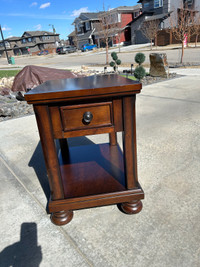 Solid wood End table