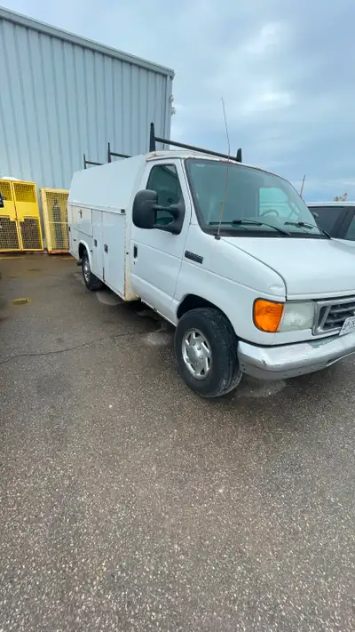 2007 E-350 Work Van with KUV Service Body. Taking this van out of the fleet. Decent overall conditio...