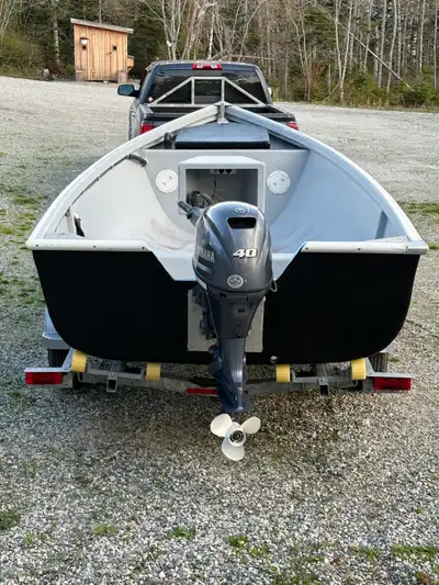 16ftx7’6” iv owned this boat for 20 years totally redone over the years used for mossing and pleasur...