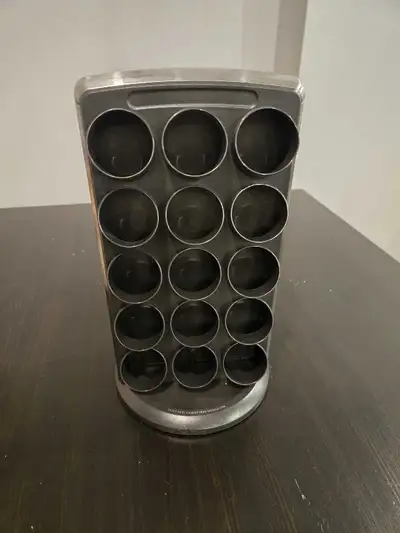 Breville K Cup Holder Holds up 30 Pods Double sided Swivel stand Stainless steel and plastic Asking:...