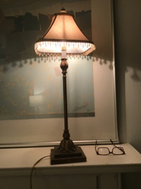 Elegant gold lamp