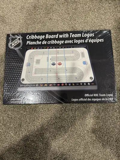 nhl cribbage board new sealed, View more