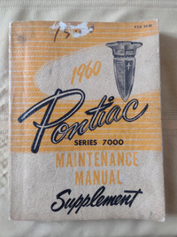 Vintage Pontiac Manuals