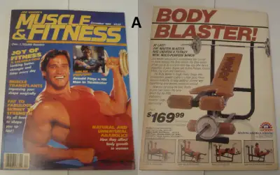 Magazine: Muscle and Fitness Dec 1984 Arnold Schwarzenegger, View more