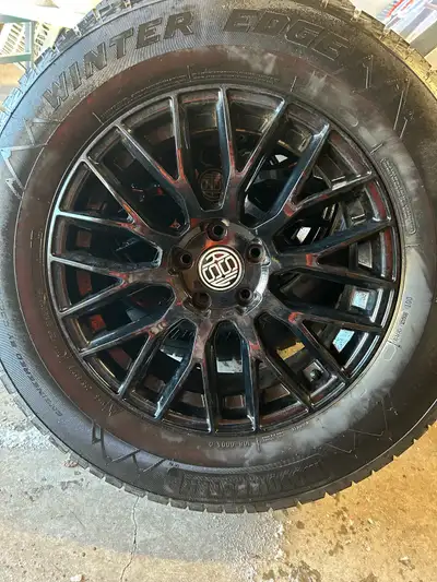 4 winter tires on alloy rims in excellent condition size 255/65/r18 came off of 22 ford explorer. I...