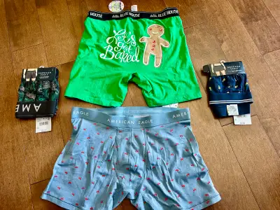 Brand New with Tags, 4 Mens sized Large Boxer Briefs, View more