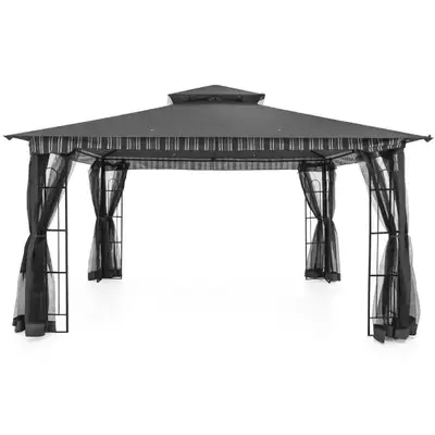 13 Ft. W X 11 Ft. D Steel Patio Gazebo, View more