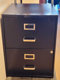 Metal 2 drawer legal filing cabinate