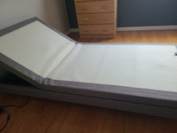 Twin size Restonic electric bed frame 