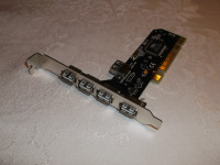 Internal  4 Port PCI USB 2 Adapter Card