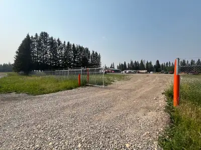 YARD FOR RENT in Sundre North & South Lots directly beside Fountain Tire in Sundre, Alberta 2 lots -...
