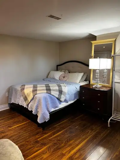 Charming private basement room for rent in North York . Ideal for a female tenant. Conveniently loca...