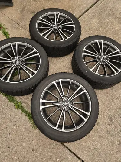 Scion winter tires and rims in excellent used condition. Bolt pattern is 5x 100 Asking only $490
