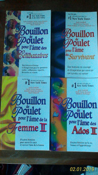 4 livres "Bouillon de Poulet"