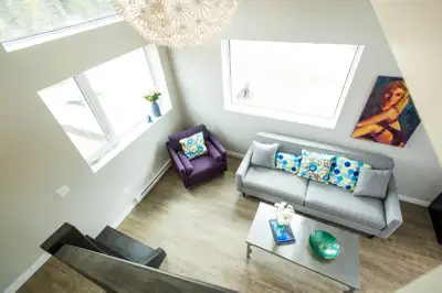 New building on a quiet cul-de-sac in Whistle Bend. This modern-style executive townhouse has a two-...