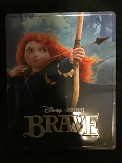 Bluray 3D,bluray, dvd, steel case Disney Pixar brave, View more
