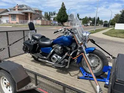 The guy who bought this has the license plate that my Dad had on the bike. The letter and number com...