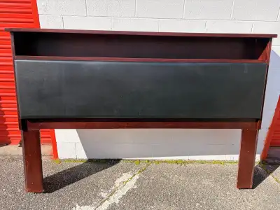 King size box bed - headboard footboard solid wood, View more