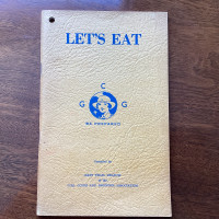 Vintage Girl Guides of Canada Cookbook produced in Trail BC