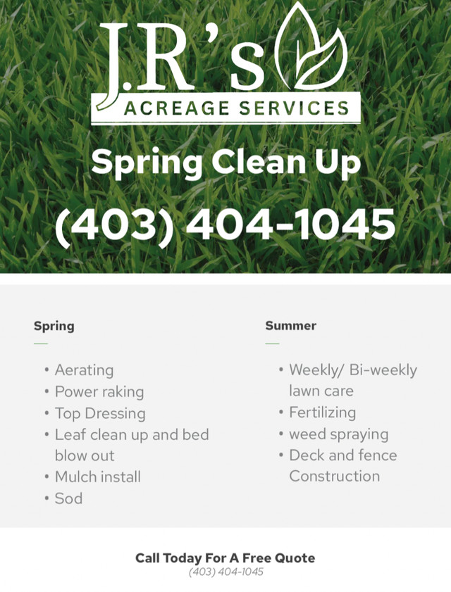 Spring clean ups - Calgary in Other in Calgary - Image 2