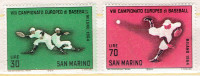 SAN MARINO.Série de 2 Timbres MINT "BASEBALL, MILANO, 1964".