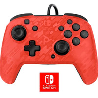PDP Nintendo Switch Faceoff Deluxe+ Audio Wired Controller - Red