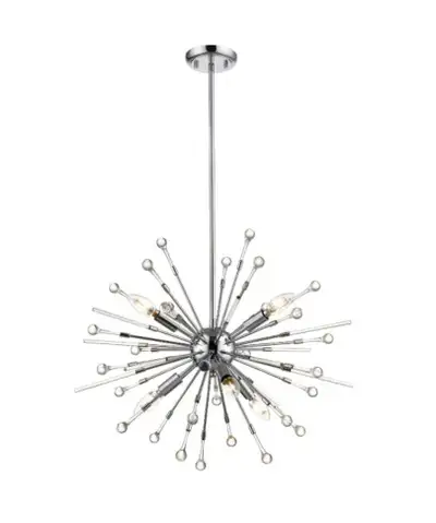 Sputnik Chrome Light Fixture - OVE Sophie, View more