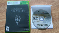 Skyrim and the Elder Scrolls Oblivion for Xbox 360