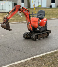 2012 Kubota kx008-3 mini ex extendable tracks