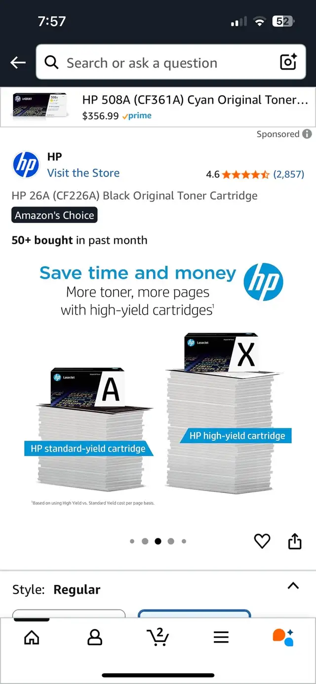 Hp laser jet black toner cartridge 26A.brand new original sealed in Printers, Scanners & Fax in Cornwall - Image 4