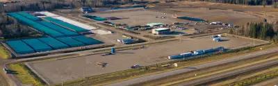 Industrial yard space / Laydown yard for Lease in Yellowhead County. Graveled and fenced lots, vario...