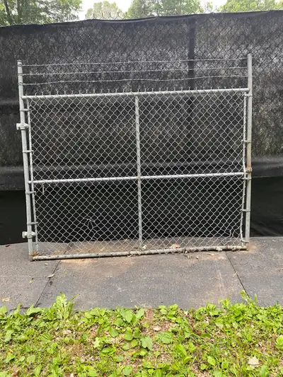 8 foot wide chain link fence gate , View more