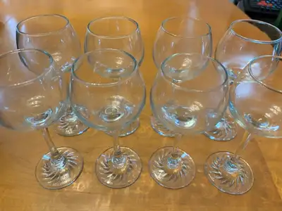 Set of 8 Wine Glasses, View more