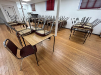 Tables, chairs, filing cabinets, restaurant equip, furniture,etc