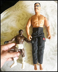 2 Action Figures Toys 6 1/2" & 12" $5