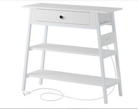 Rolanstar Entryway Table with Outlets and USB Ports, 31” Console