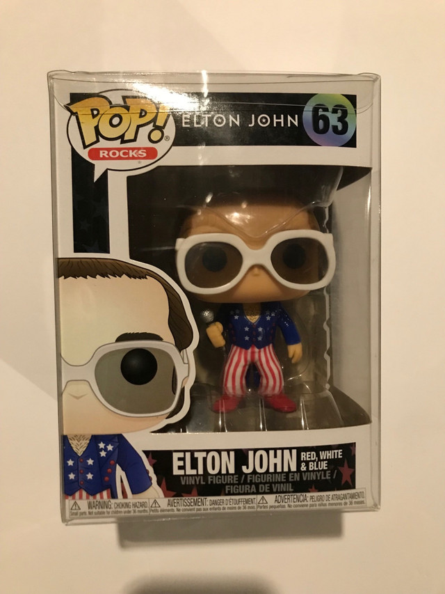 Elton John vinyl record with funko in Arts & Collectibles in St. Catharines - Image 3