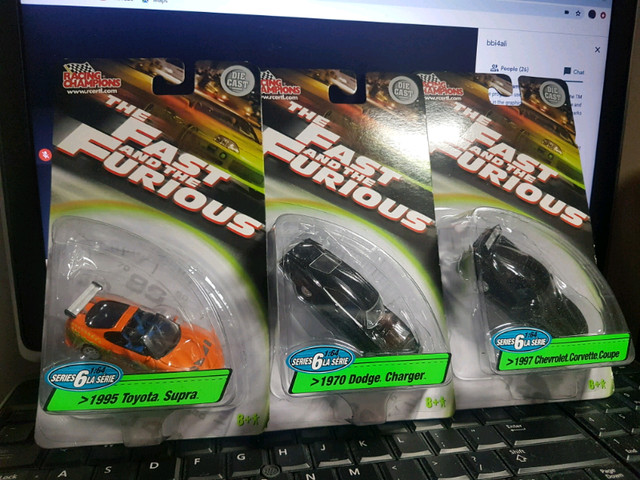 2004 Racing Champions/Ertl Fast Furious lot Supra/Vette/Charger in Arts & Collectibles in Markham / York Region