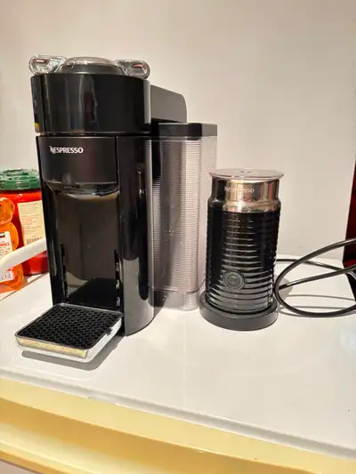 Nespresso vertuo machine + Aerocino, View more
