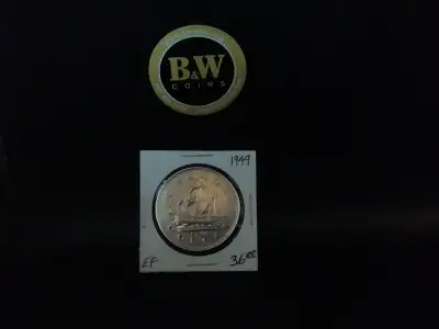 1949 Canada $1 EF Coin, View more
