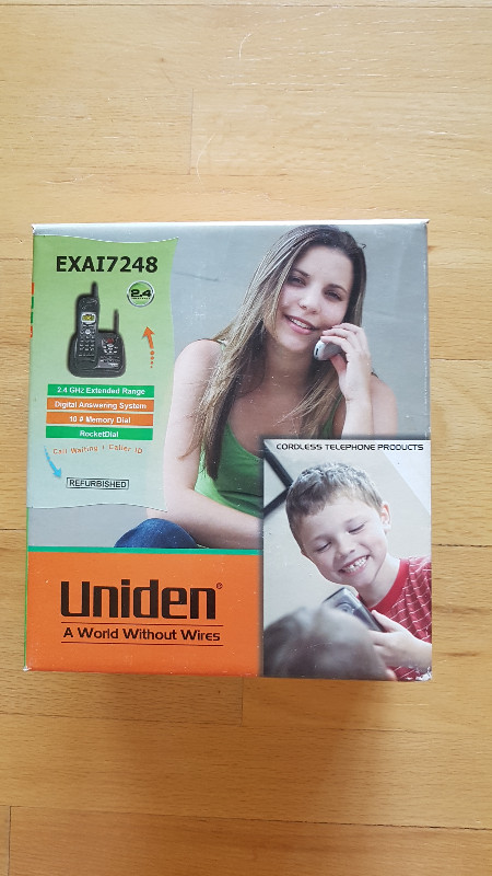 Uniden cordless telephone refurbished digital answering system in Home Phones & Answering Machines in Kelowna